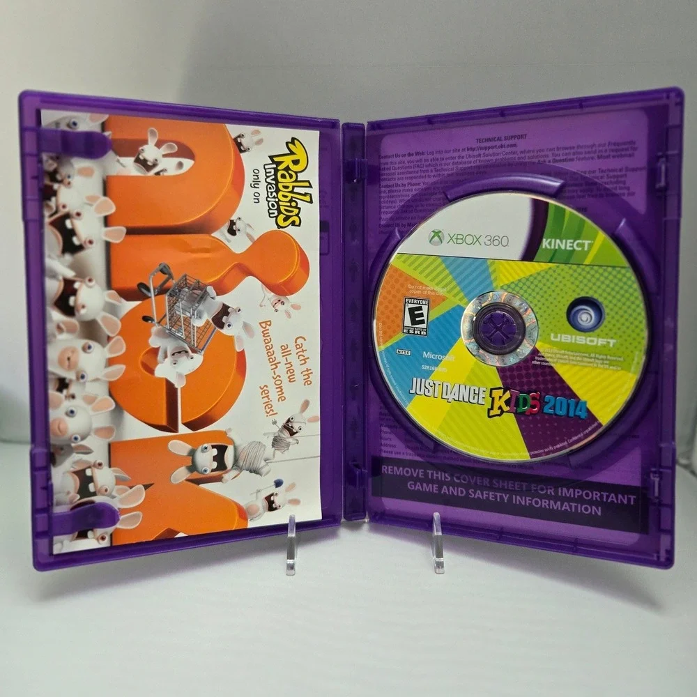Just Dance Disney Party & Kids‎ Bundle - Xbox 360 Kinect - Complete CIB 2 Games